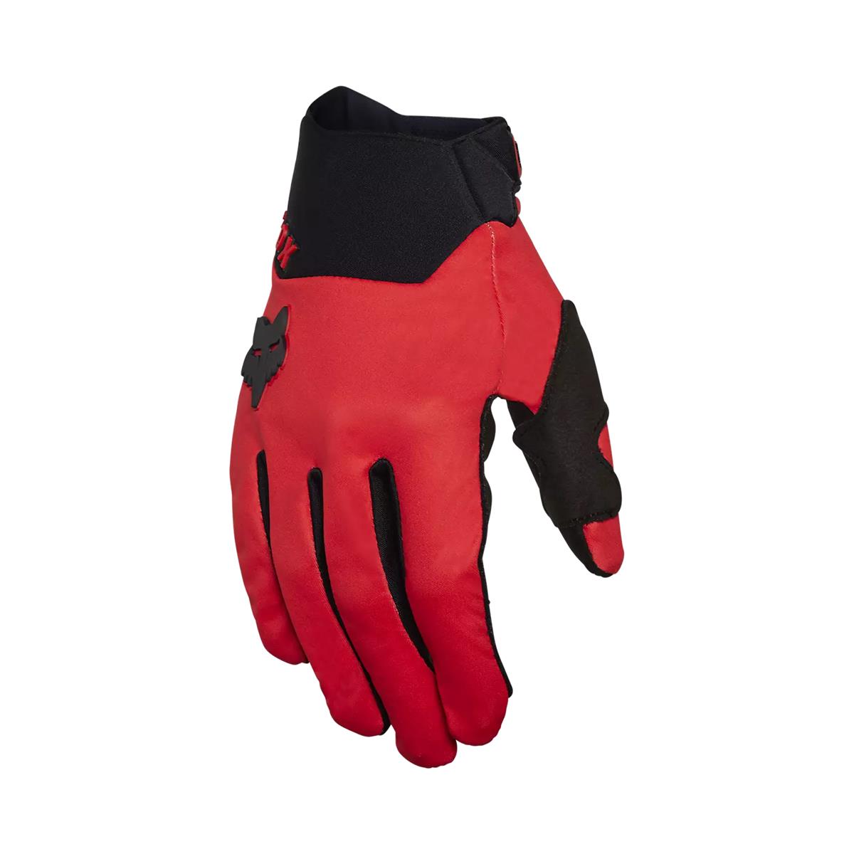 Guanti MTB Invernali Defend Wind Off-Road Rosso Taglia S