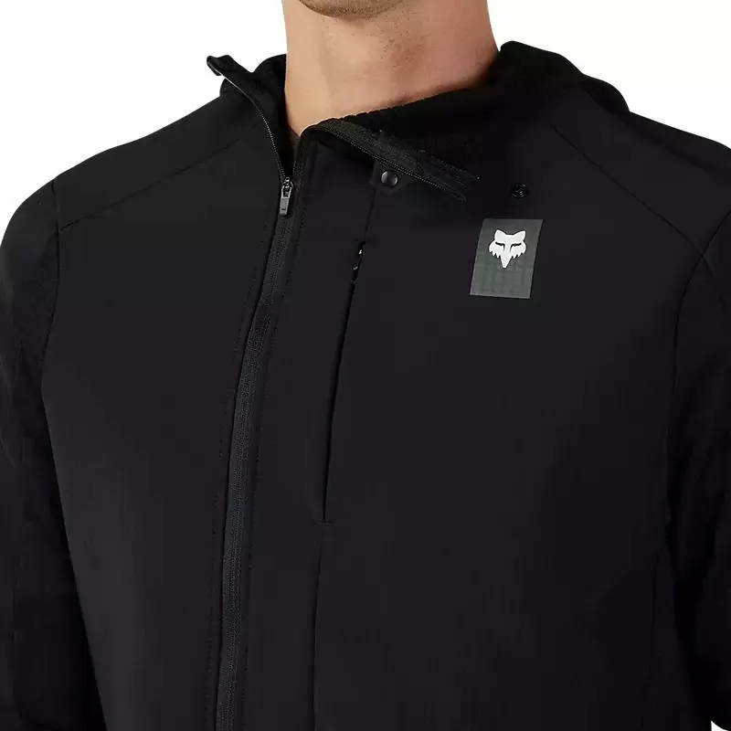 Camisa Manga Longa com Capuz Defend Thermal Hoodie Preto Tamanho XXL #3