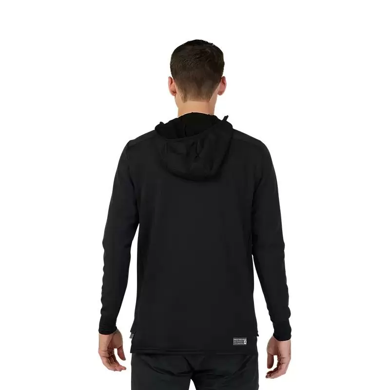 Langarm-Kapuzenshirt Defend Thermal Hoodie Schwarz Größe XXL #2