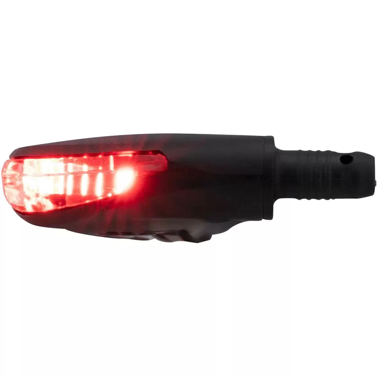 Feu Arrière Racktime Shine Evo Noir - Éclairage LED étroit Pour Porte-bagages De Vélo, Sans Réflecteur