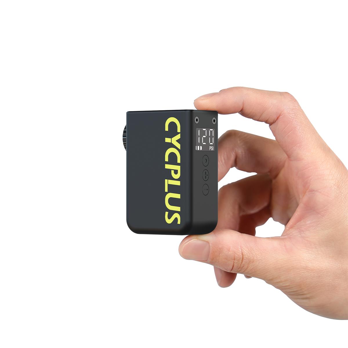 Mini Bomba Eléctrica con Pantalla LED Tiny Pump AS2 ULTRA 120 PSI Compatible con Bicicleta Eléctrica