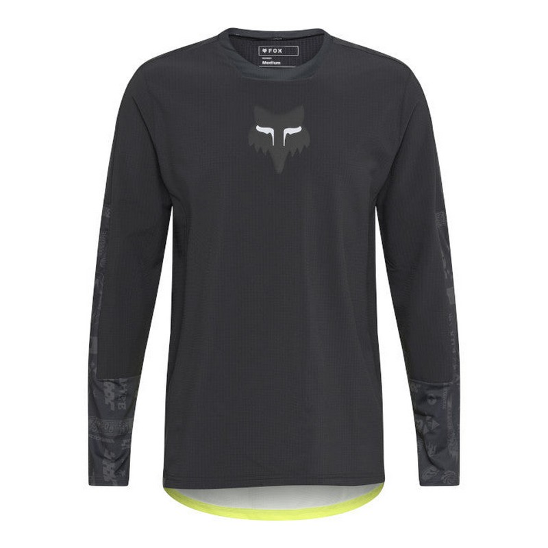 Maglia MTB Manica Lunga Invernale Defend Thermal Lunar SE Nero Taglia S
