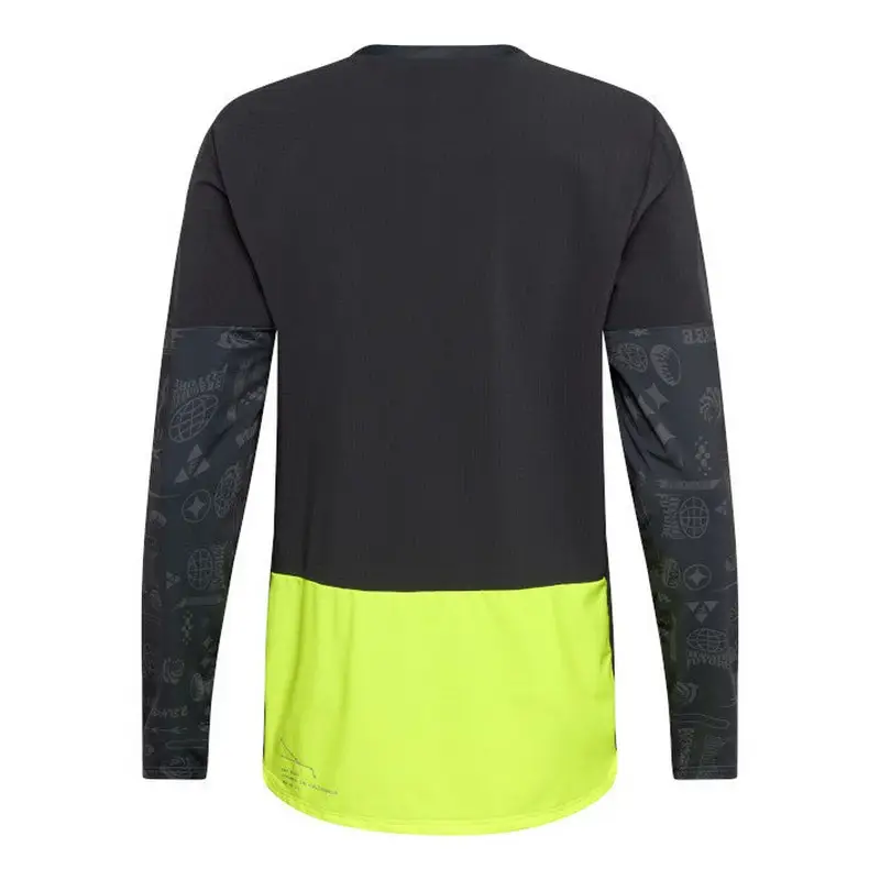 Maglia MTB Manica Lunga Invernale Defend Thermal Lunar SE Nero Taglia S #1