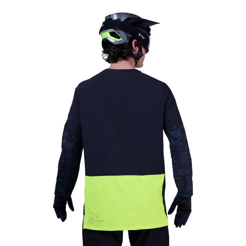 Maglia MTB Manica Lunga Invernale Defend Thermal Lunar SE Nero Taglia S #3