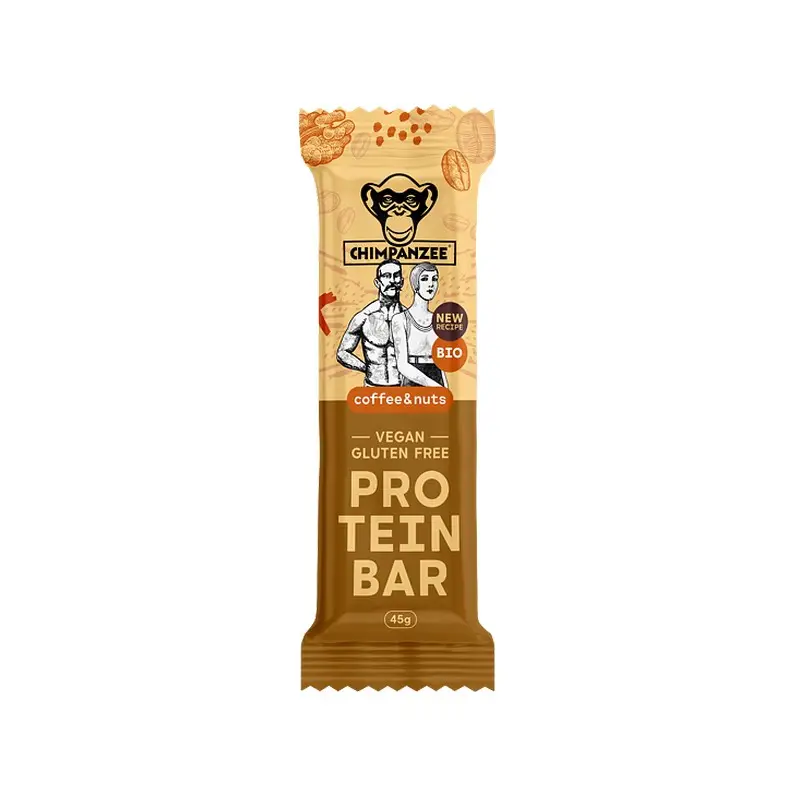 Barre Protéinée Bio Saveur Café et Noix 45g - image