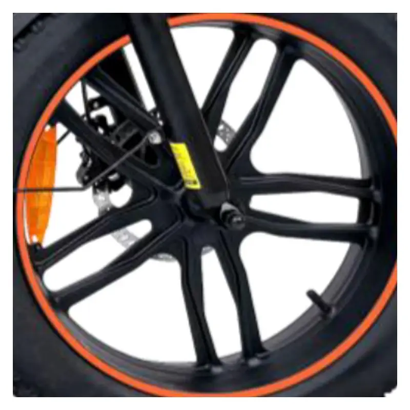 Bici Elettrica Fat Pieghevole Starlight 20'' 7v Bafang 648Wh Nero Taglia Unica #3