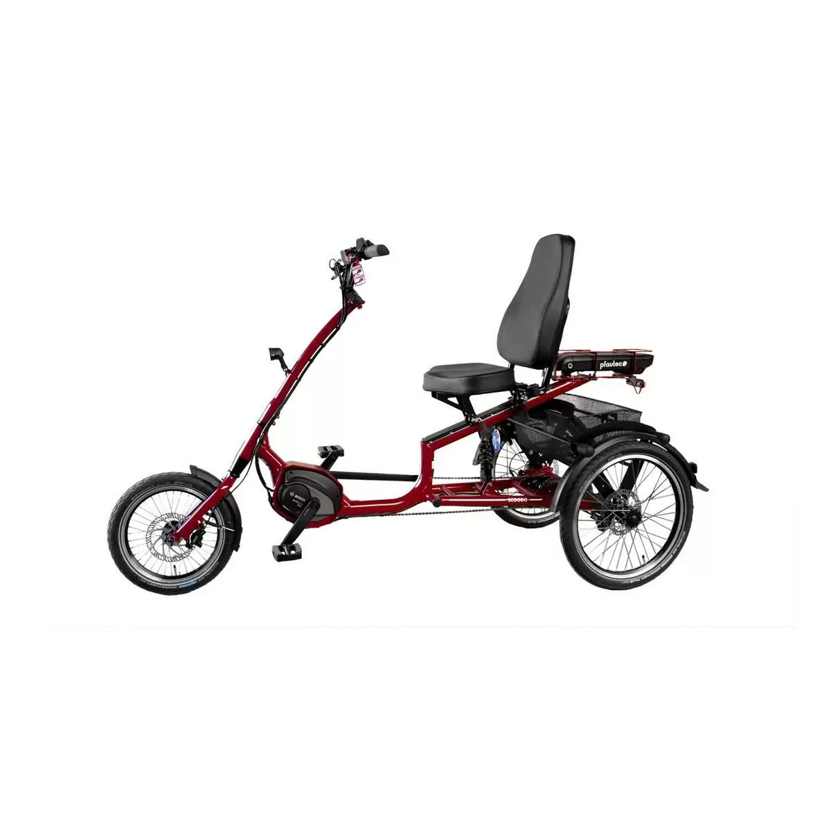 Scoobo Electric Tricycle KS 16/20'' 7v 500Wh Bosch Active Line PLUS Red One Size #3
