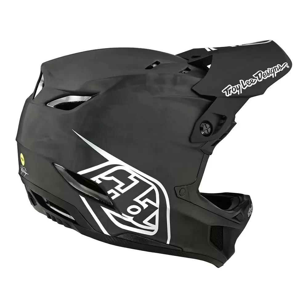 Carbon D4 MIPS TeXtreme Full Face Helmet Black/Silver Size S (55-56cm) #3