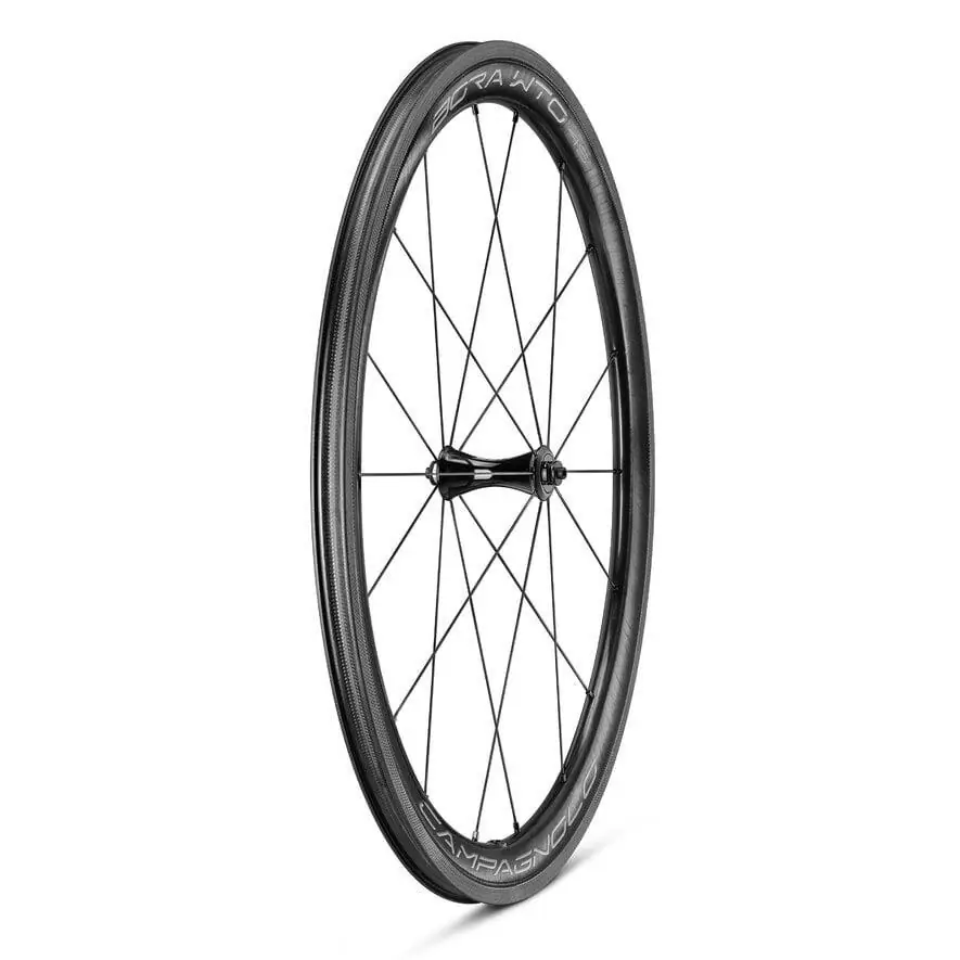 Coppia ruote BORA WTO 45 c19 tubeless ready 2-Way Fit Shimano 11v Grafica Bianca #2