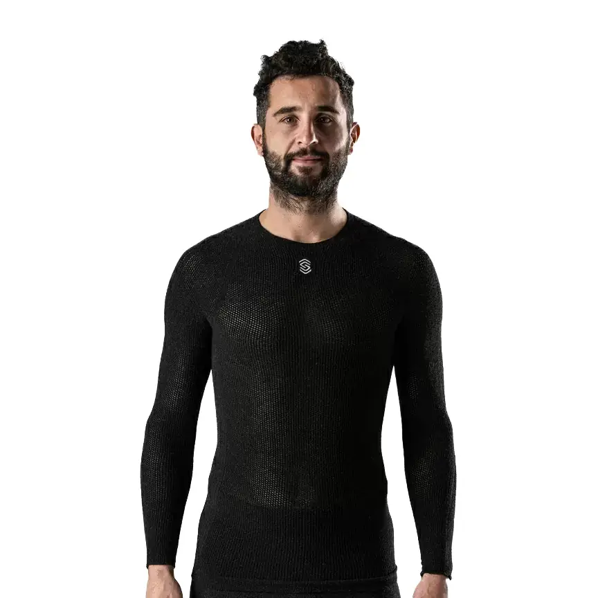 PRIMO Thermo Dry Pro Langarmshirt Perlgrau Größe XS/S #3