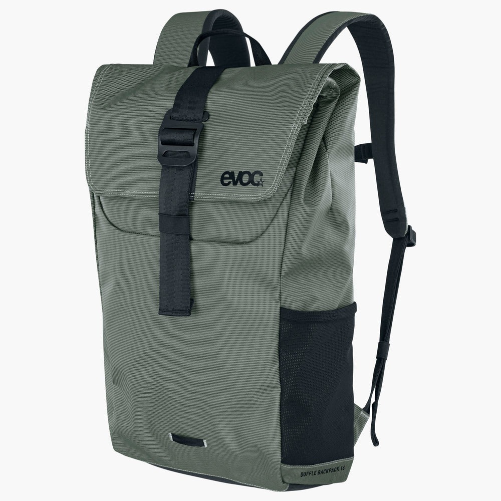 Mochila de lona 16L Oliva oscura - mochila de viajes negros