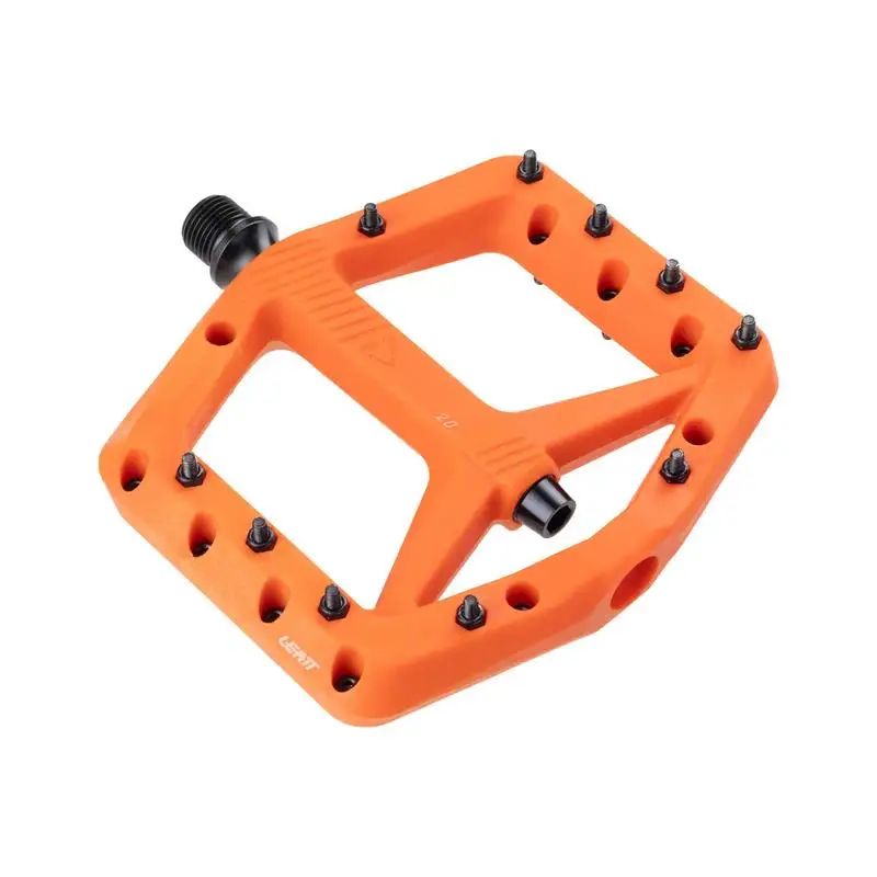 Pedali MTB Flat Wide AllMtn 2.0 Materiale Composito Arancione - image