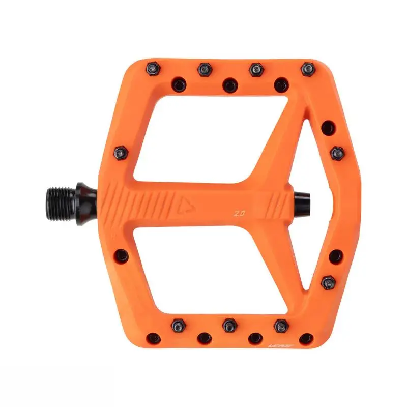 Pedali MTB Flat Wide AllMtn 2.0 Materiale Composito Arancione #1