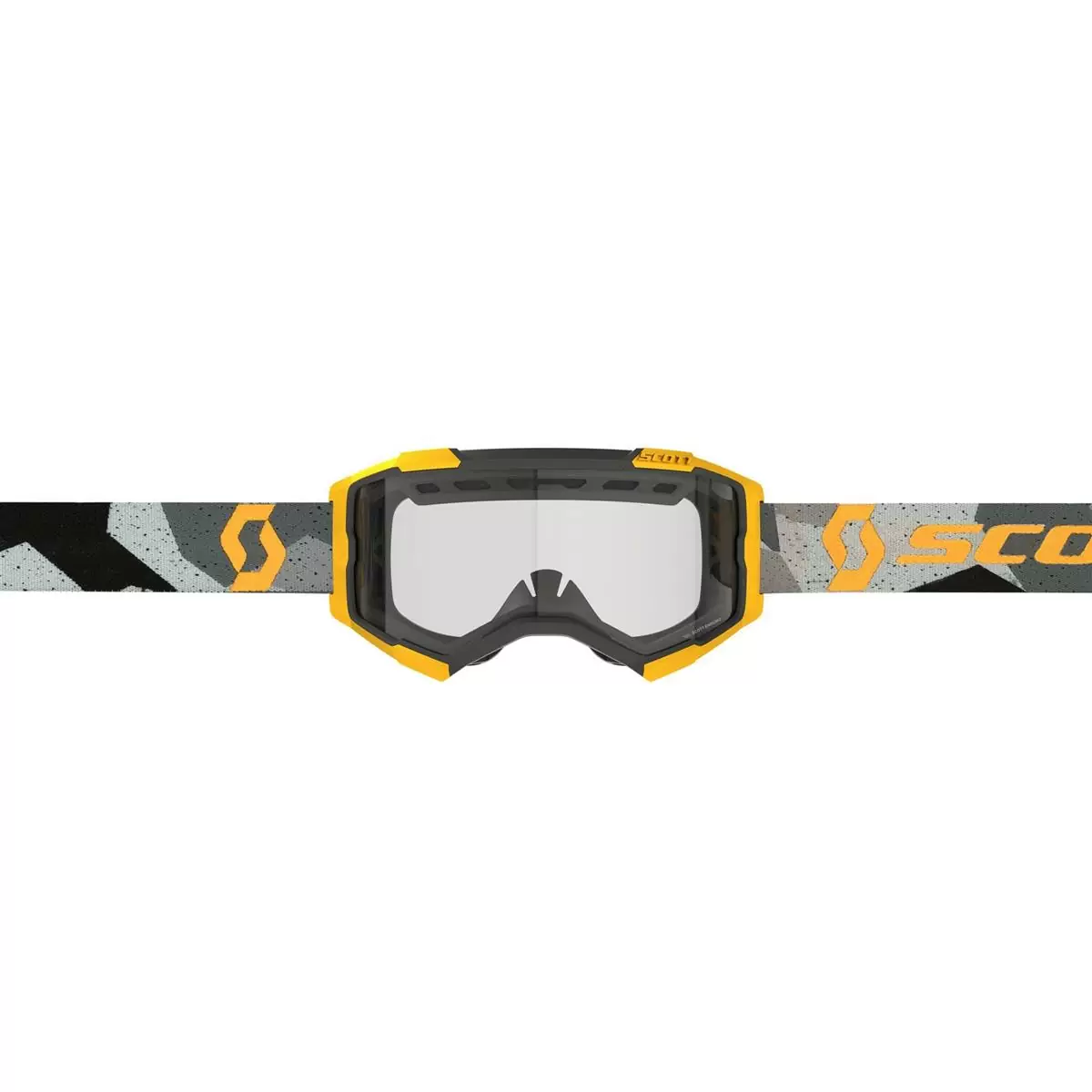 Fury Enduro Goggle cinza/amarelo lente clara #1