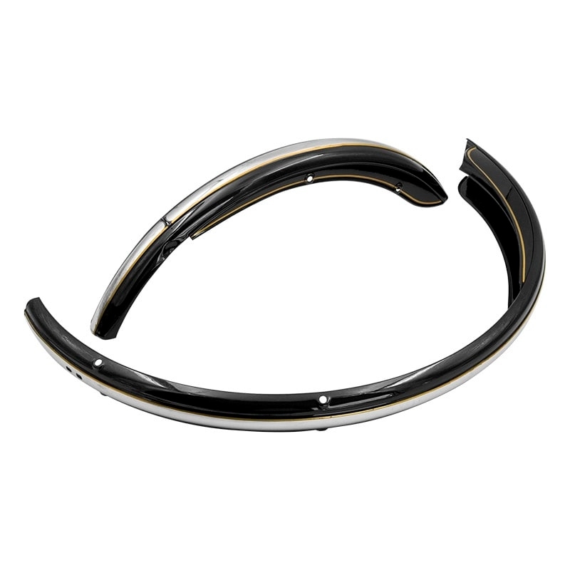 Garde-Boue Avant+Arrière 28 Sans Tiges Et Colliers Noir