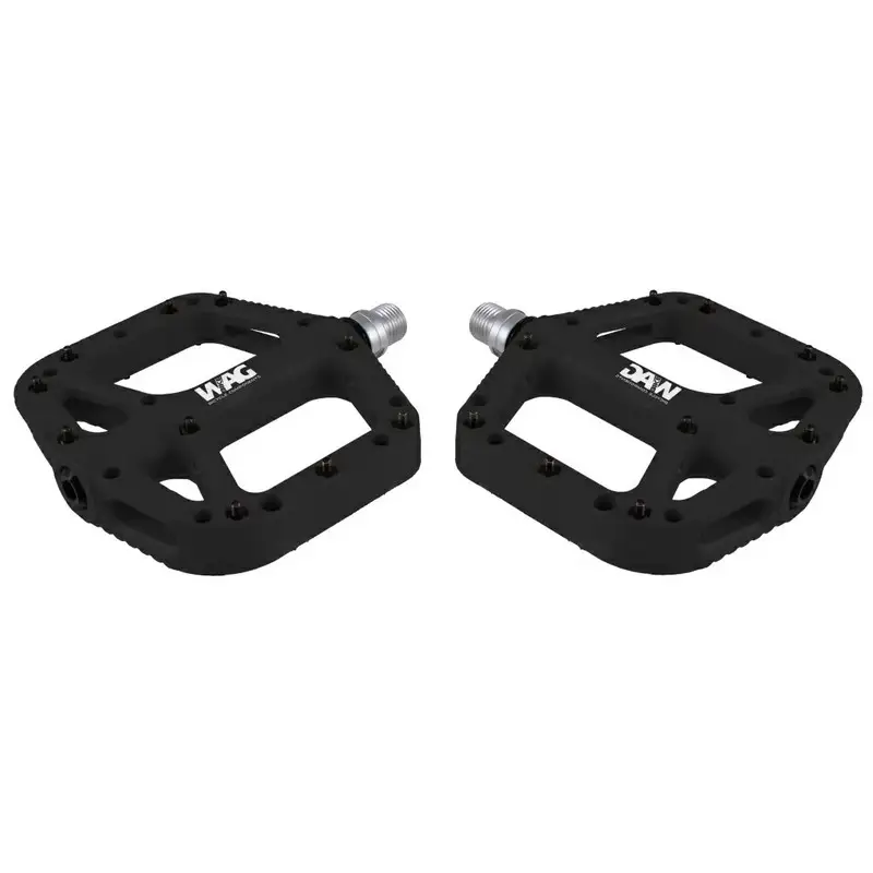 Flat Pedals Nylon Cr-Mo Axle Black - image