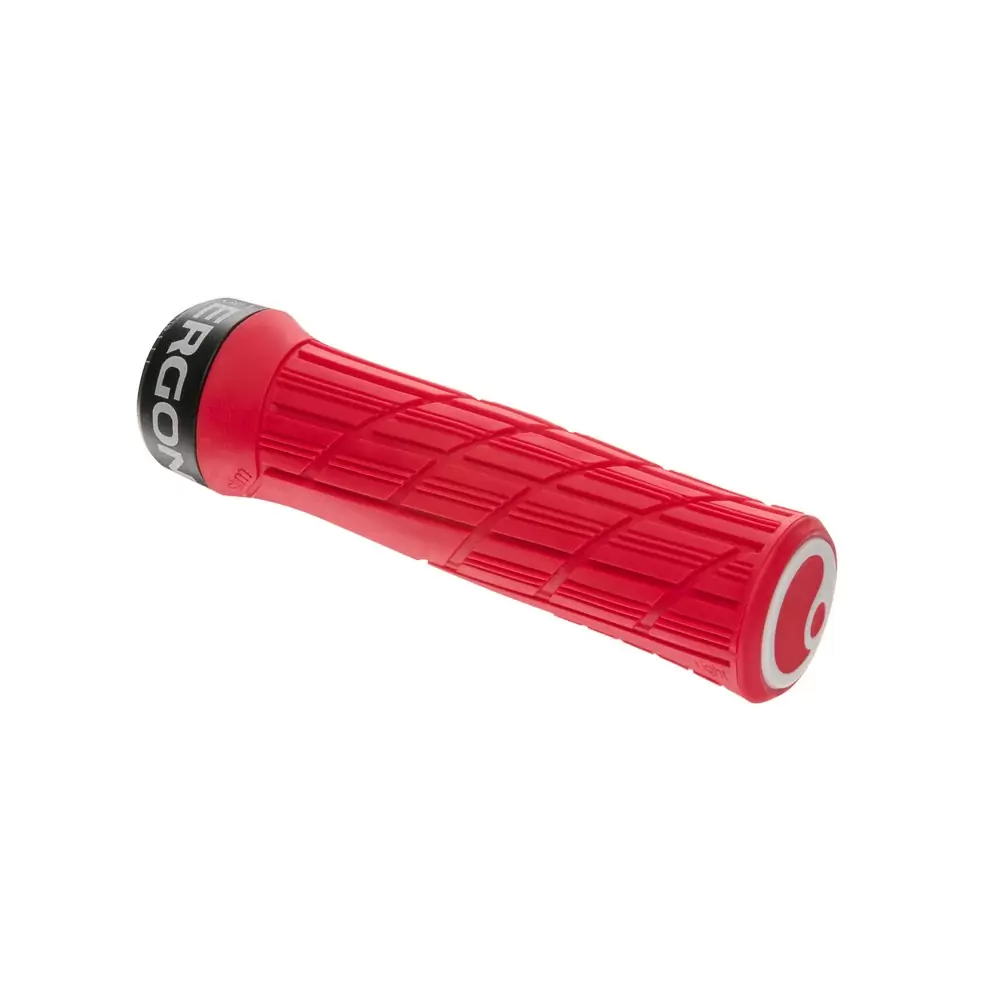 GE1 EVO Regular MTB Grips With Fixing Screw 120mm Red #1