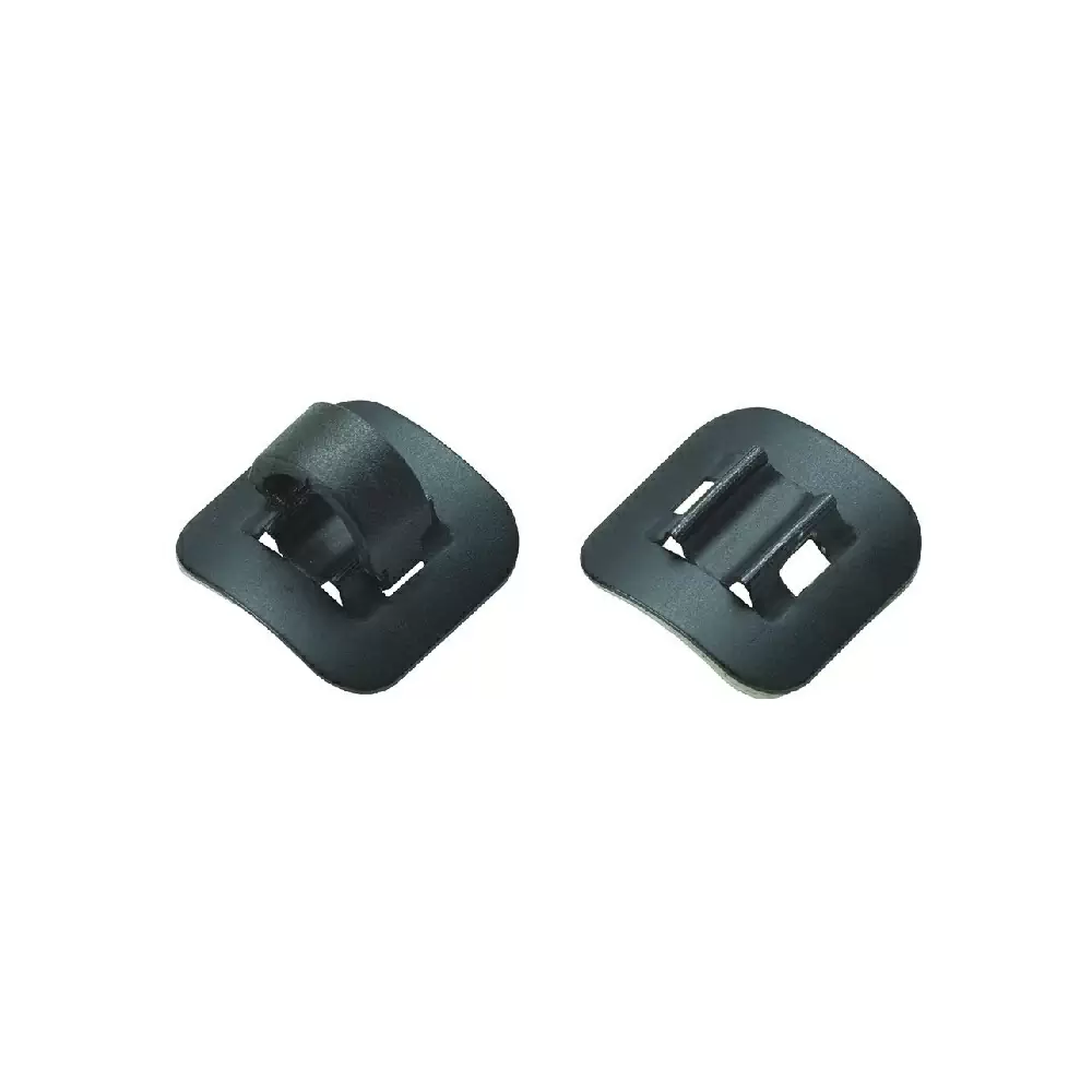 Adhesive Alloy Cable Grip Black 4pcs - image