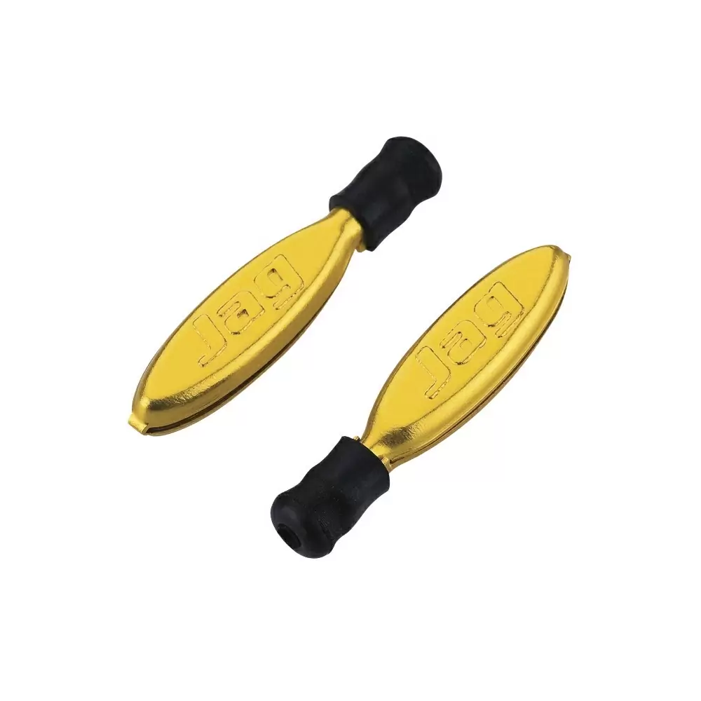 Pontas de cabo de câmbio/freio sem crimpagem 1,8 mm reutilizáveis 4 peças douradas - image
