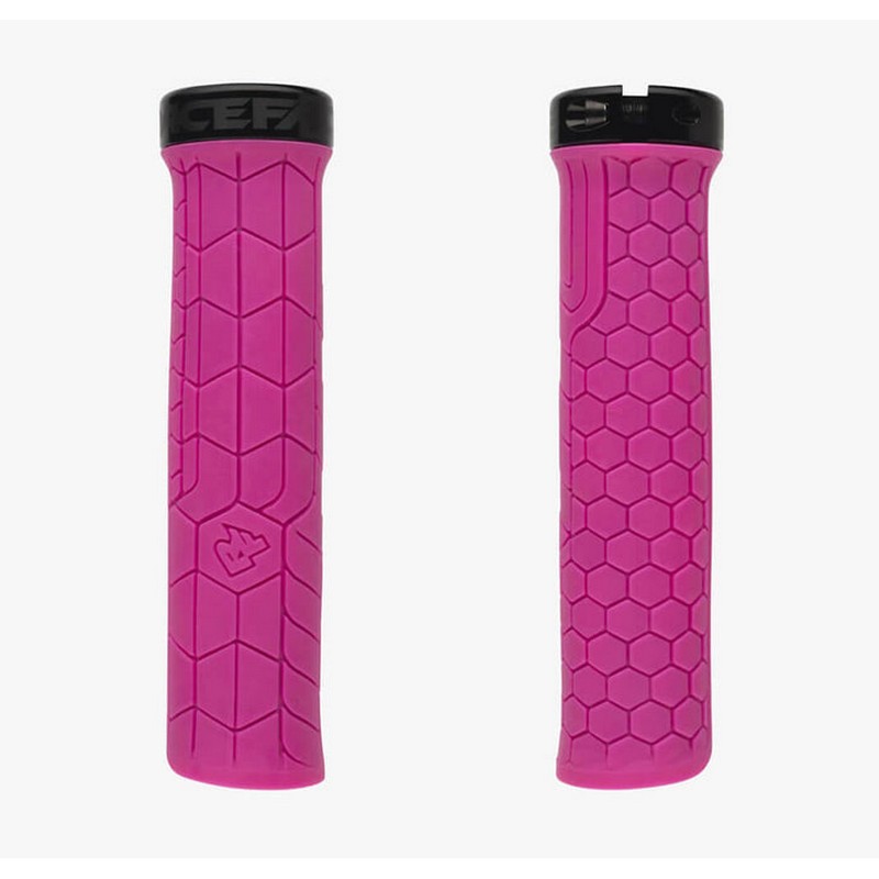 MTB -Mantopalpaar wirft Griff 33 mm Rosa/Schwarz