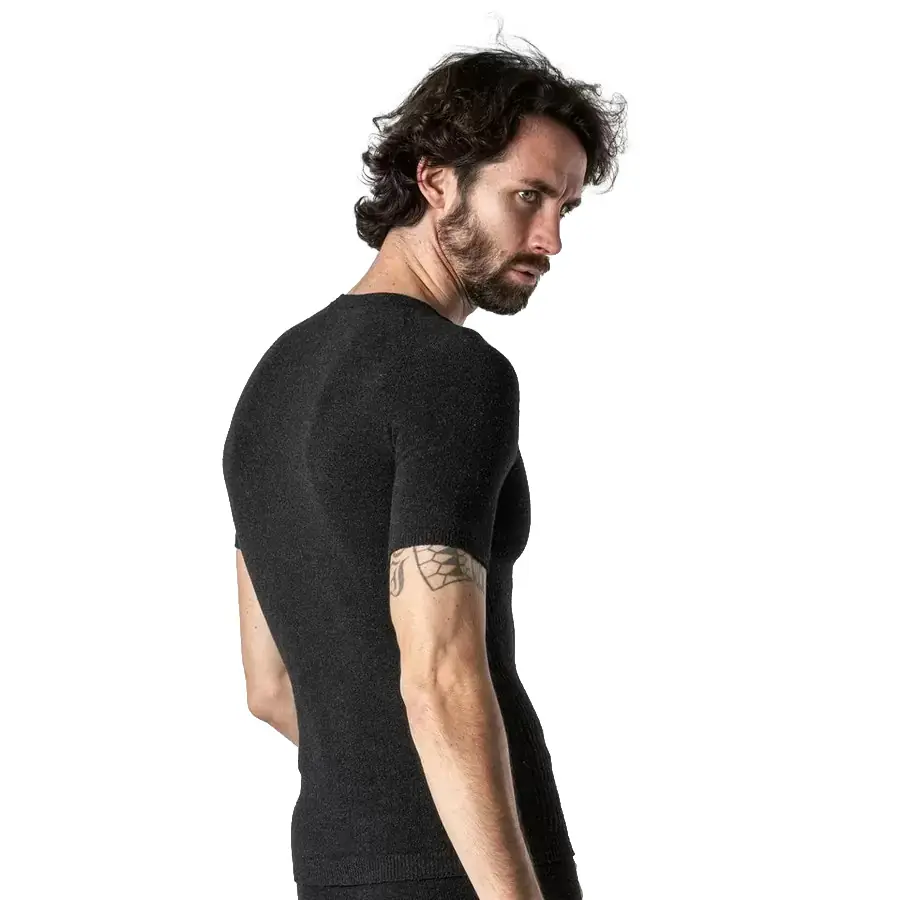 Maglia Termica Stay Warm Manica Corta Girocollo Nero Taglia XS/S #4