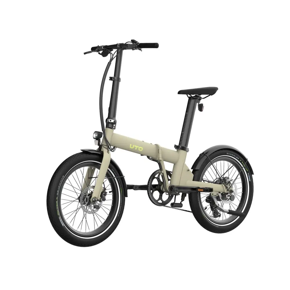 Vélo Électrique Pliable OG20 20'' 7v 378Wh Moteur Arrière Beige Taille Unique #3