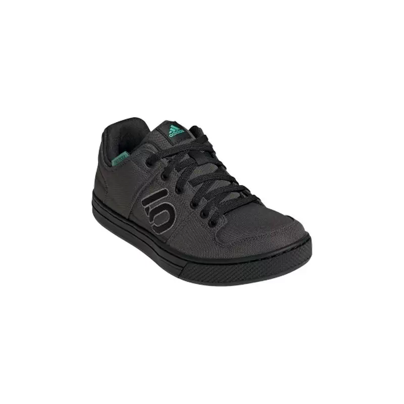 Scarpe MTB Flat Freerider Canvas Grigio/Verde Taglia 40,5 #4