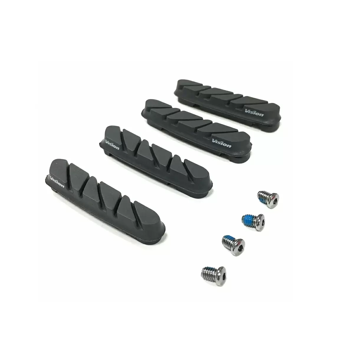 Brake pads T-83 for carbon rims compatible Shimano 4 pieces for packaging E0065 - image