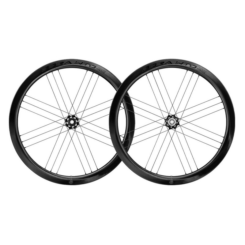Coppia ruote BORA WTO 45 c23 tubeless ready 2-Way Fit disc Campagnolo N3W 12-13v
