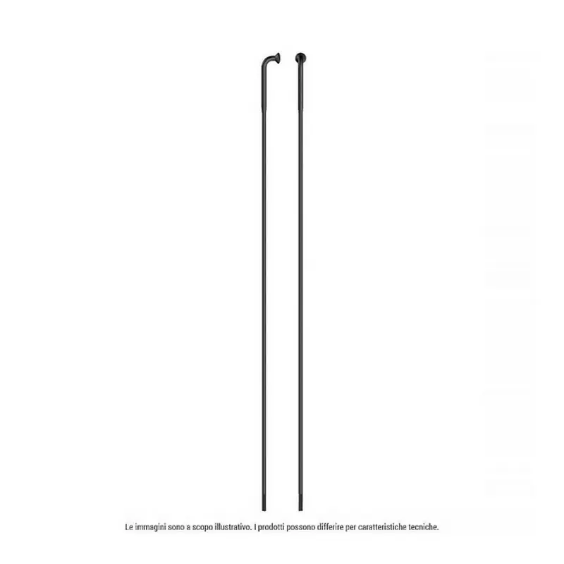 Raggio Strong Inox Testa J-Bend 145 Mm, Nero, Confezione 4 Pezzi - image