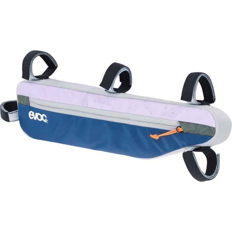 Borsa Da Bikepacking Attacco Al Telaio Gaudy Viola/Grigio