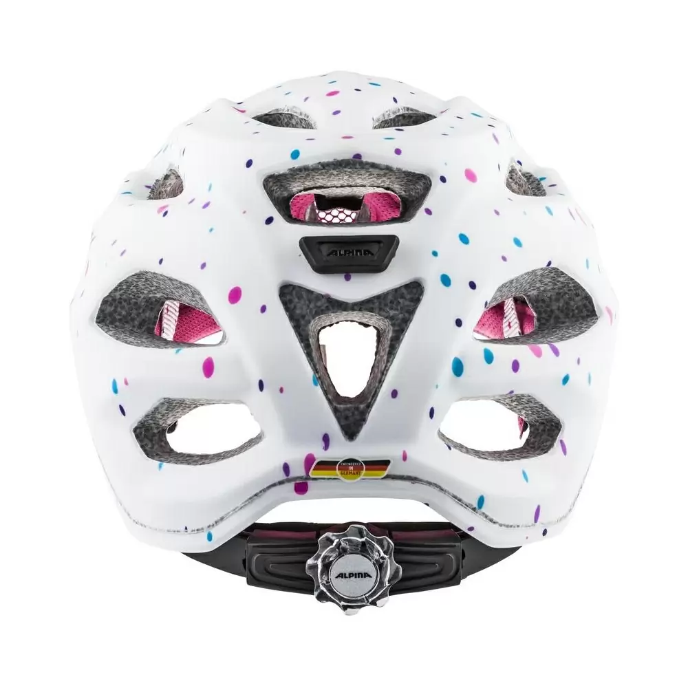 Junior Helmet Carapax Jr. White Polka Dots One Size (51-56cm) #2
