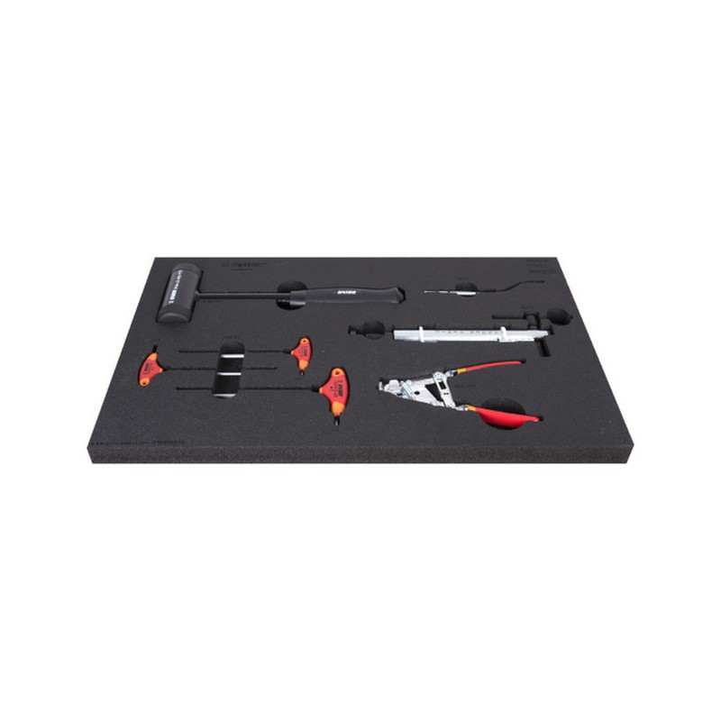 Tray with SOS Tools 13 T-Wrenches, Pliers, Hammer