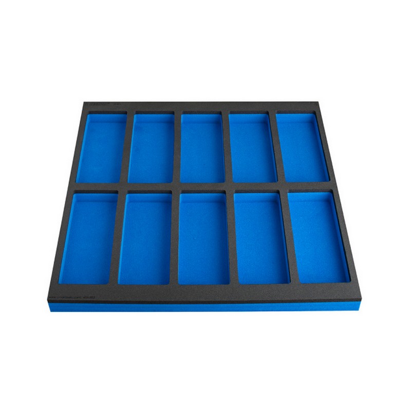Generic Tool Tray Without Tools with 10 Slots 562 x 570 x 40mm