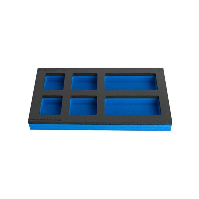 Generic Tool Tray Without Tools with 6 Slots of Various Sizes 374 x 205 x 40mm - image