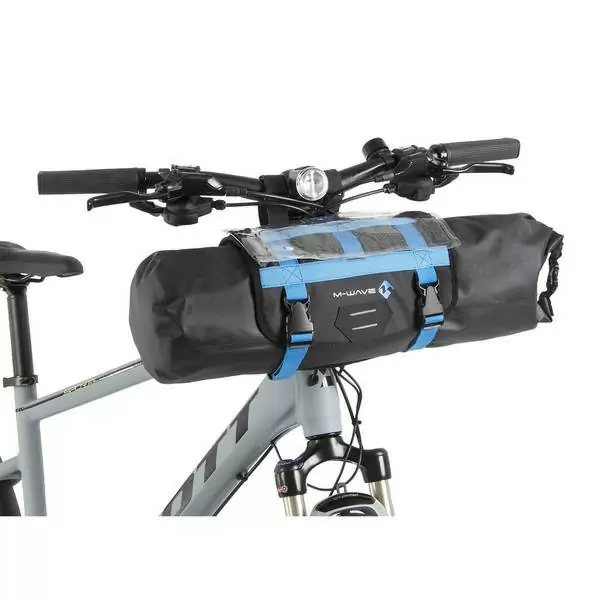 Complete Bikepacking Bag Kit Saddlebag + Frame Bags + Front Bag Waterproof Black/Blue #5