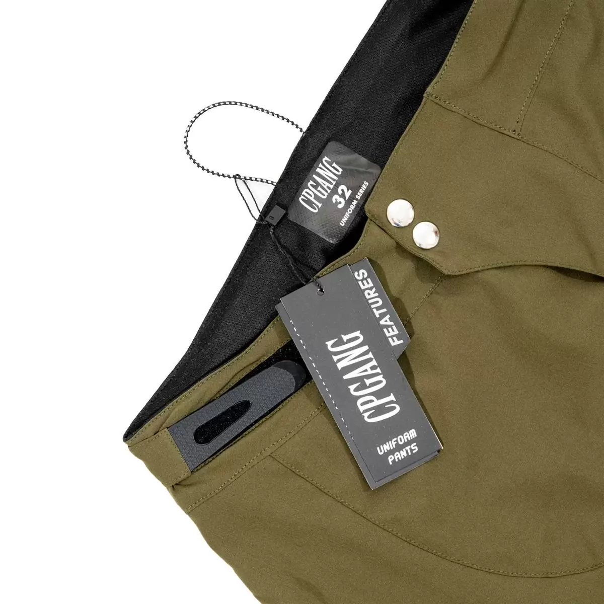 Pantalon long d'uniforme vert militaire taille XS (28) #4