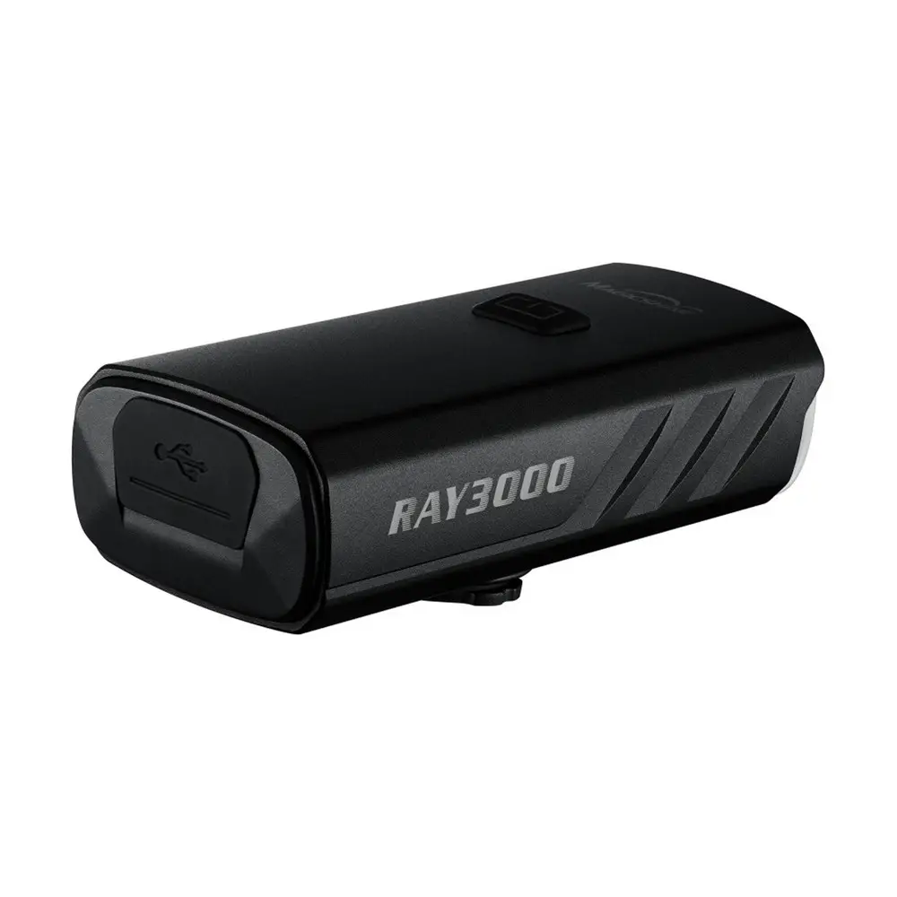 Weißes LED-Frontlicht Ray 3000 USB-C mit Fernbedienung #5