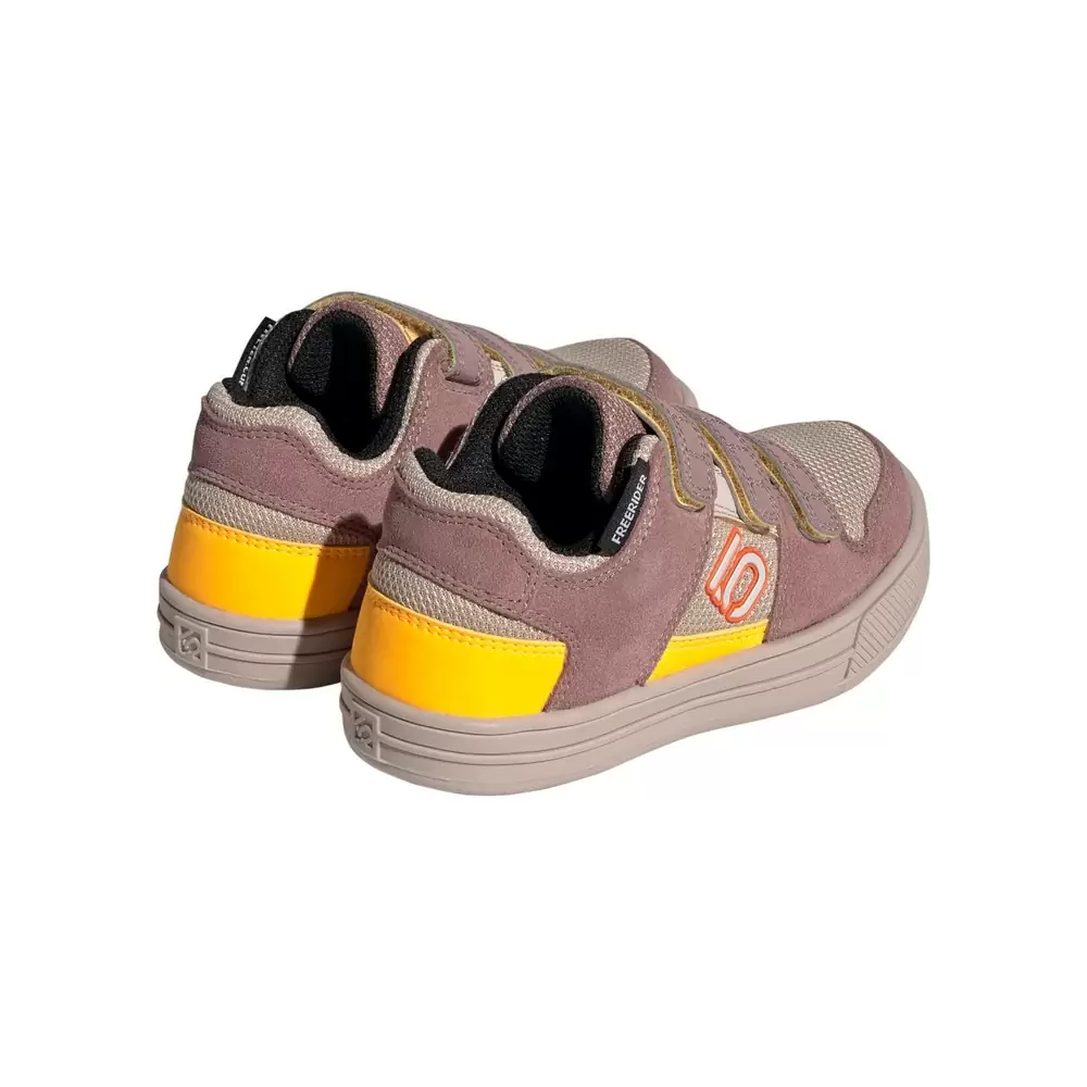 Freerider Kids VCS Flat MTB Shoes Pink/Grey Size 28 #5