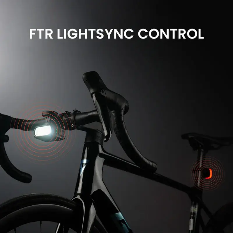 Fanalino Anteriore Led HORI 1300 Pro USB-C compatibile Garmin / Wahoo / Hammerhead Con Comando #6