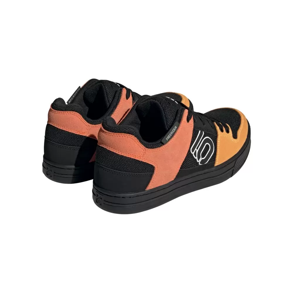 Flat Freerider MTB Shoes Black/Orange Size 44.5 #5