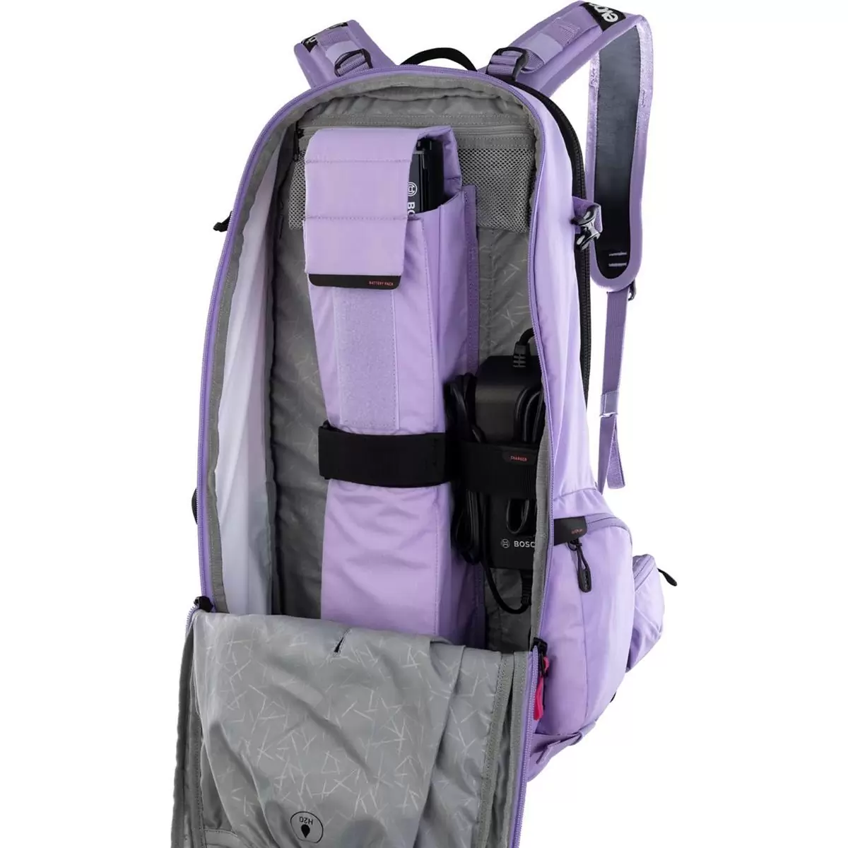 Fr Trail E-Ride e-bike battery backpack with back protector M/L 20 liters Purple/Rose #2