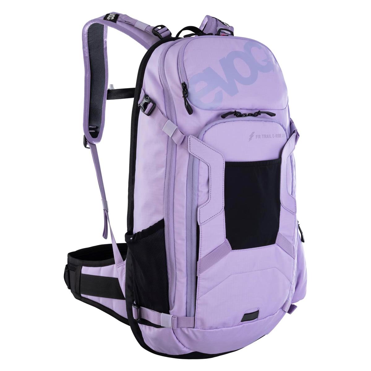 Fr Trail E-Ride e-bike battery backpack with back protector M/L 20 liters Purple/Rose
