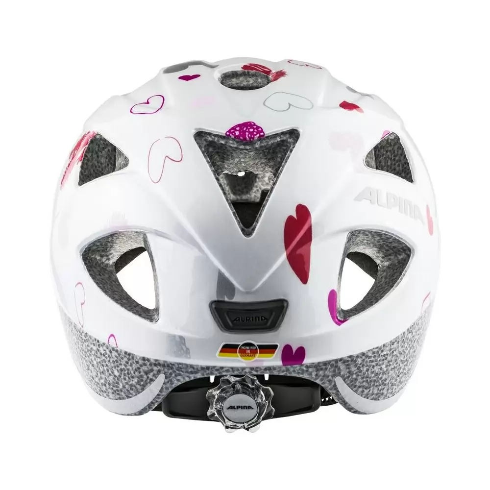 Junior Helmet Ximo White Hearts Size L (49-54cm) #2