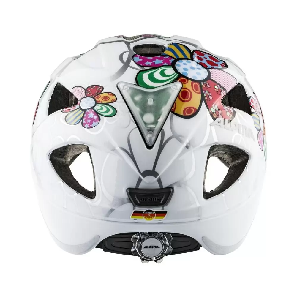 Junior Helmet Ximo Flash White Flower Size L (49-54cm) #2