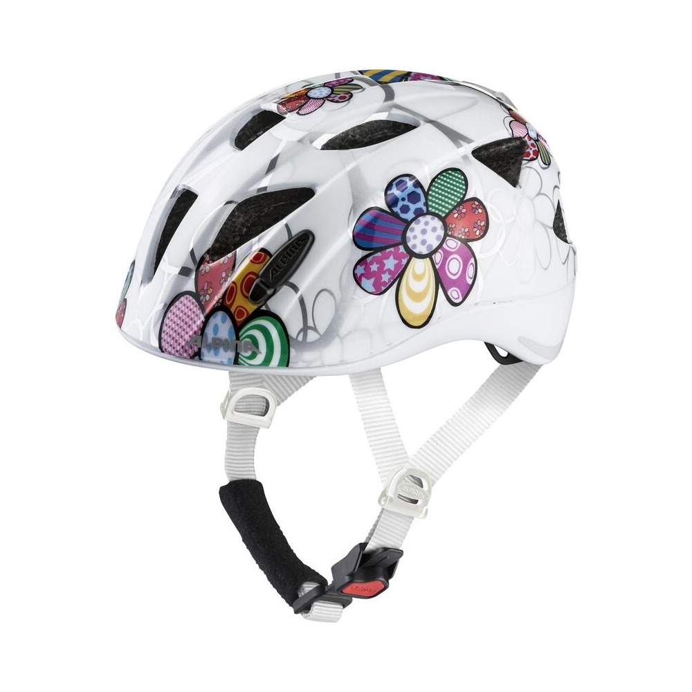 Junior Helmet Ximo Flash White Flower Size L (49-54cm)