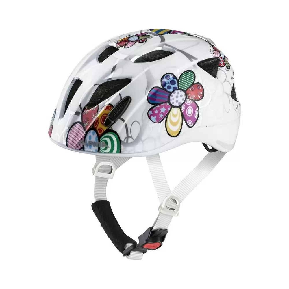 Junior Helmet Ximo Flash White Flower Size M (47-51cm) - image