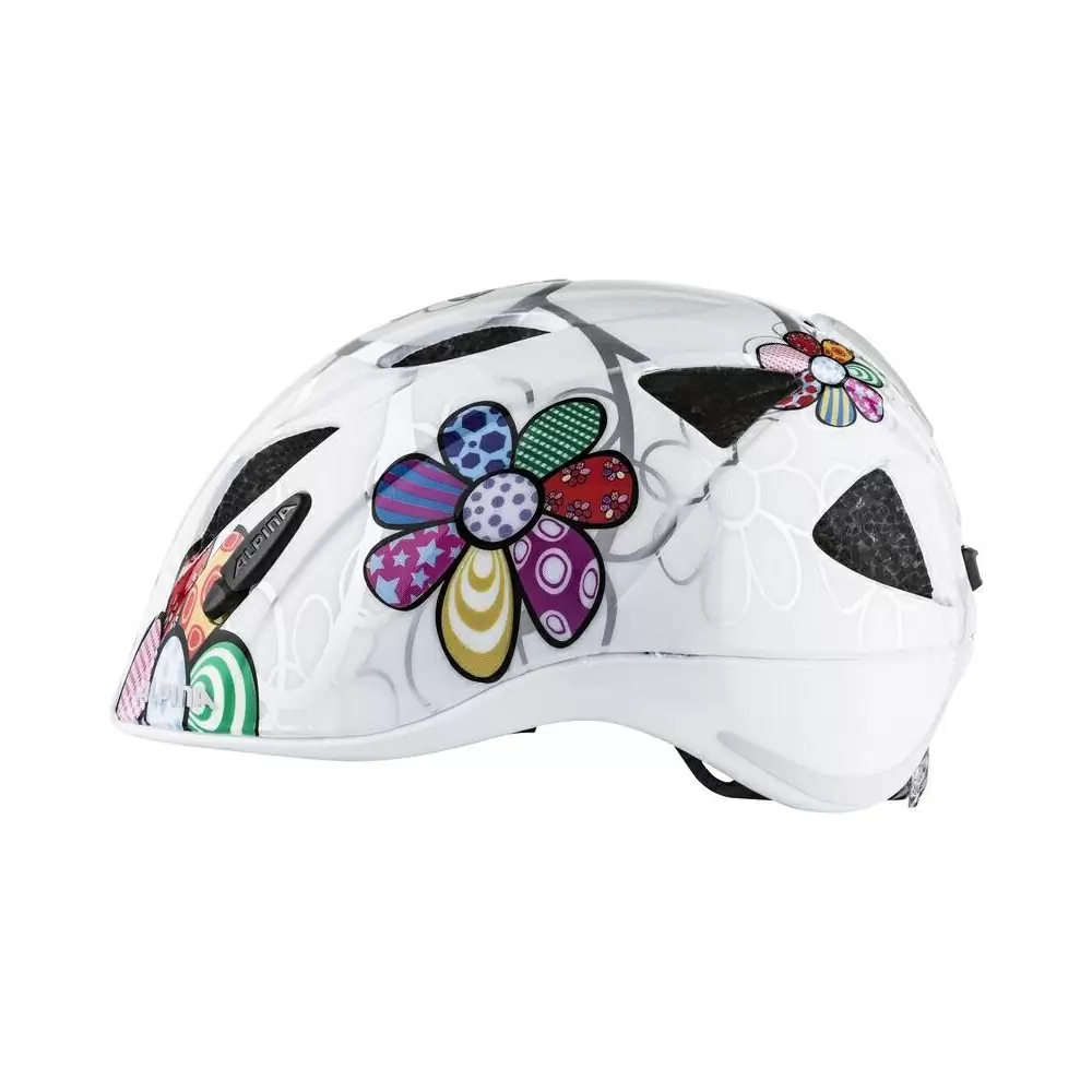 Junior Helmet Ximo Flash White Flower Size S (45-49cm) #3