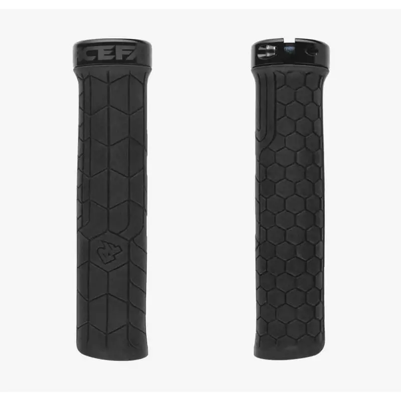 MTB -Knöpfepaar wirft Griff 30mm schwarzer Griff - image