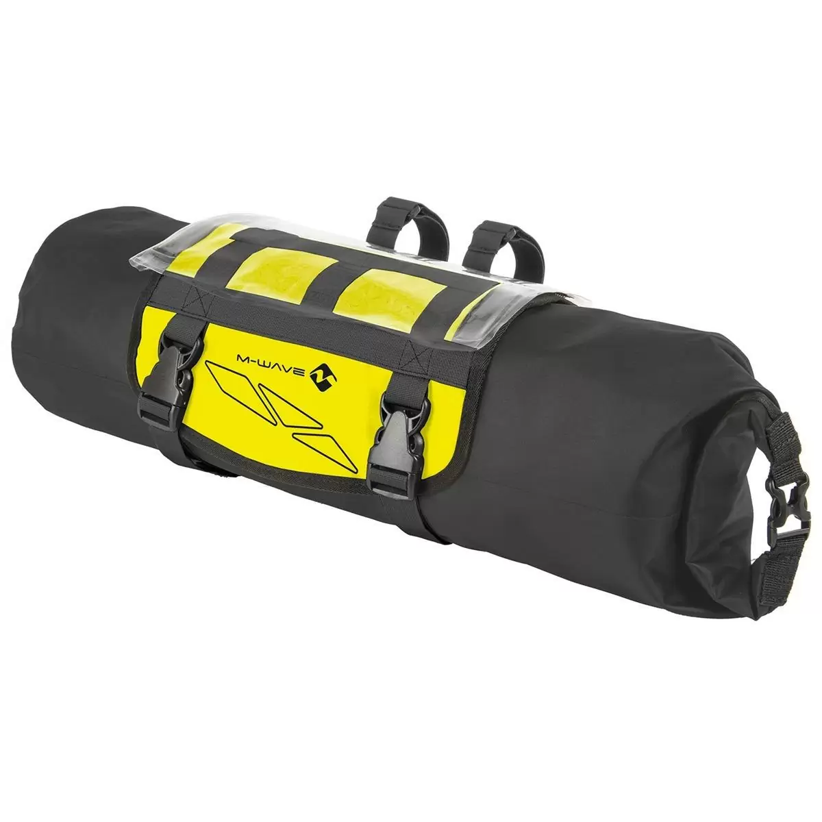 Essential Bikepacking Bag Kit Saddlebag + Front Bag Waterproof Black/Yellow 10 + 11L #1